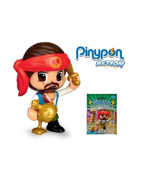 PINYPON ACTION -  FIGURA PIRATA MORENO