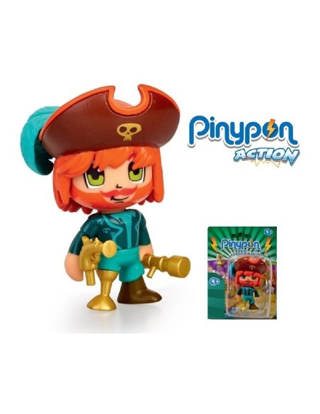 PINYPON ACTION -  FIGURA PIRATA PELIRROJ