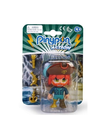 PINYPON ACTION -  FIGURA PIRATA PELIRROJ