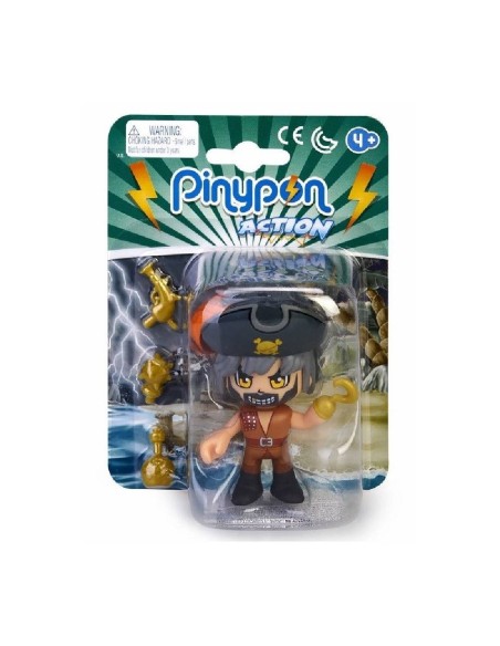 PINYPON ACTION -  FIGURA PIRATA PELO GRI