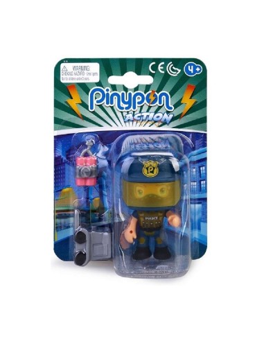 PINYPON ACTION-FIGURA POLICIA ESPECIAL. 