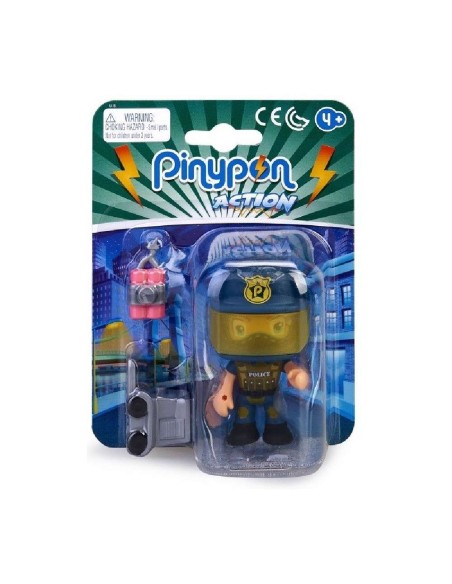 PINYPON ACTION-FIGURA POLICIA ESPECIAL. 