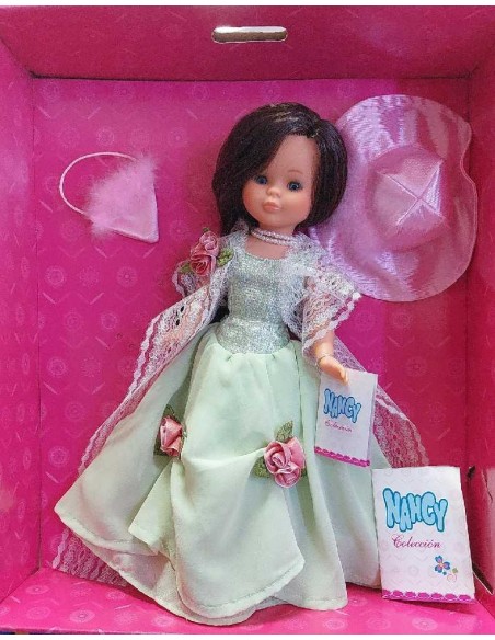 MUÑECA NANCY CELEBRACIÓN CAJA ROSA DESCA