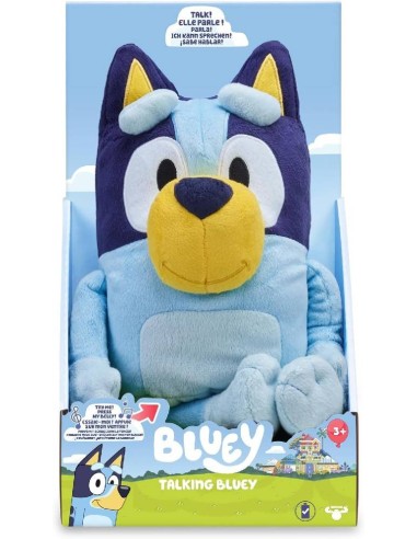 BLUEY - PELUCHE PARLANTE 25CM