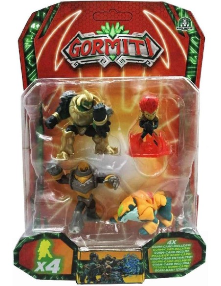 GORMITI S2 - BLISTER 4 FIGURAS 5 CM - WA