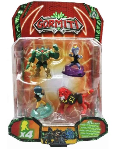 GORMITI S2 - BLISTER 4 FIGURAS 5 CM - WA