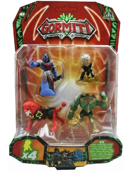 GORMITI S2 - BLISTER 4 FIGURAS 5 CM - WA