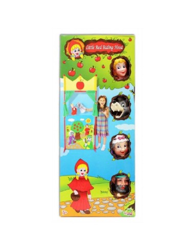TEATRO DE PIE CAPERUCITA MARIONETAS