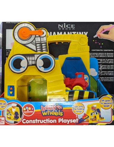 PLAYSET INFANTIL CONSTRUCCION CON VEHICU