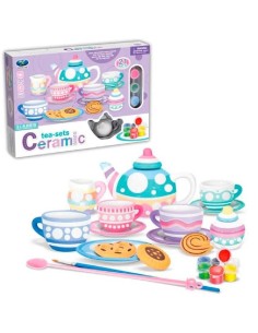 PACK CERAMICA TE PARA PINTAR 21 PIEZAS