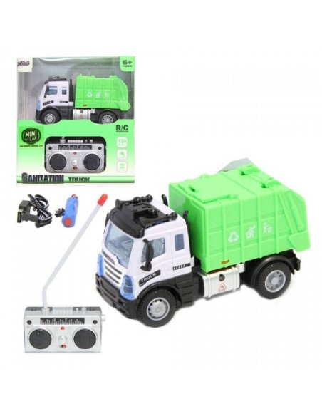 CAMION BASURA R/C 1:64 CARGADOR USB