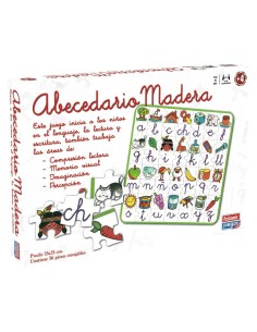 ABECEDARIO PUZZLE MADERA EDUCATIVO