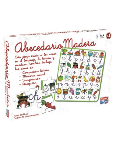 ABECEDARIO PUZZLE MADERA EDUCATIVO