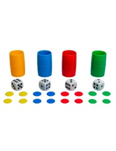 ACCESORIOS PARCHIS XXL 4 JUGADORES 2