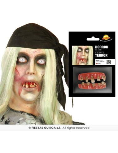 Dientes terror feos