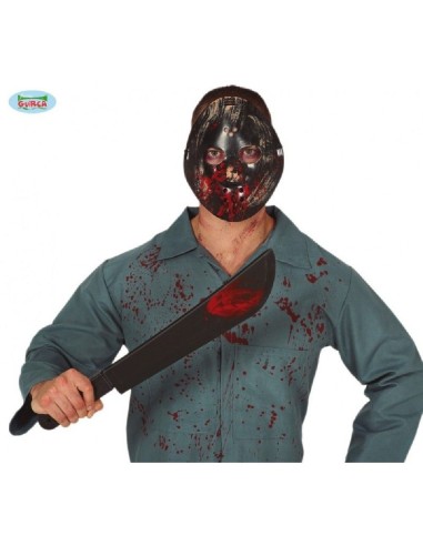 MASCARA Y MACHETE DE 54 CMS.