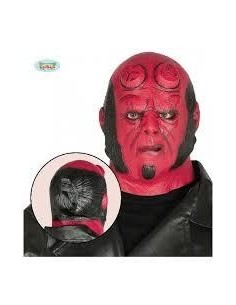 MASCARA DEMONIO ROJO LATEX HELLBOY 2
