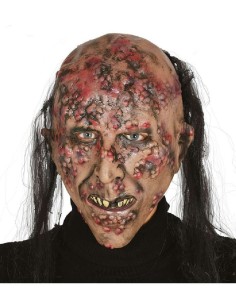 CARETA ZOMBIE INFECTADO LATEX CON PELO