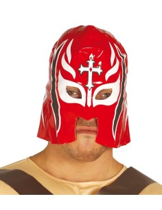 MASCARA LUCHA ROJA