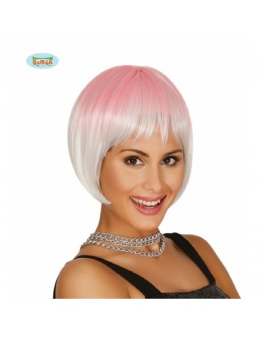 PELUCA MELENA ROSA EXTRA(ENVASE CAJA)