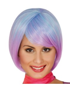 PELUCA MELENA AZUL LILA EXTRA