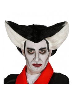 PELUCA VAMPIRO NEGRA Y BLANCA