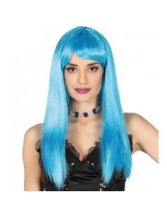 PELUCA MELENA AZUL CIELO EN CAJA