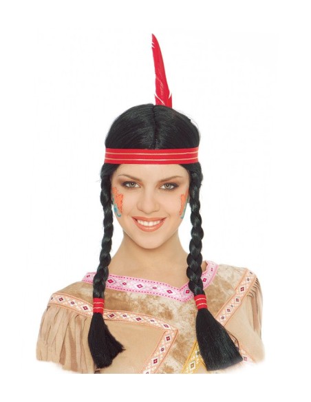 PELUCA INDIA CON PLUMA