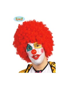 PELUCA AFRO RIZADA ROJA GRANDE