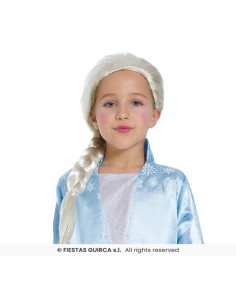 PELUCA PRINCESA ESCARCHADA FROZEN NIÑA 2