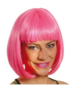 PELUCA ROSA CORTA 2
