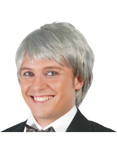 PELUCA HOMBRE GRIS EN CAJA 2