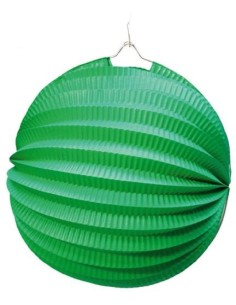 FAROL ESFERICO VERDE 20 CMS.