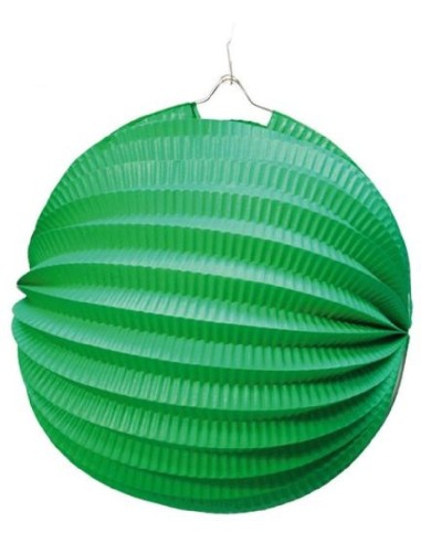 FAROL ESFERICO VERDE 20 CMS.