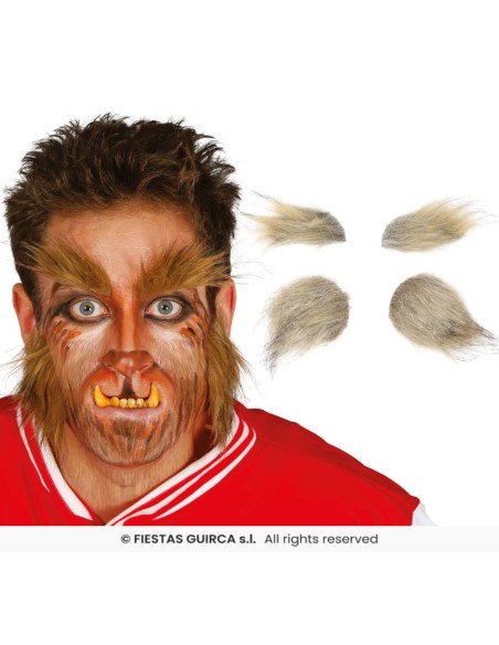 BARBA Y CEJAS HOMBRE LOBO