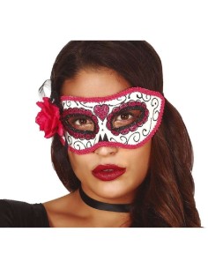 ANTIFAZ CATRINA ROSA DIA DE MUERTOS