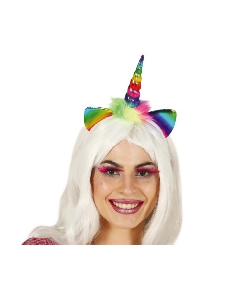 DIADEMA UNICORNIO MULTICOLOR