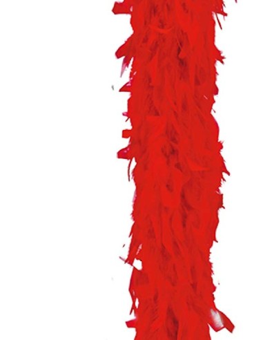 BOA PLUMA ROJA     1,80 MTS.(40 GRAMOS)