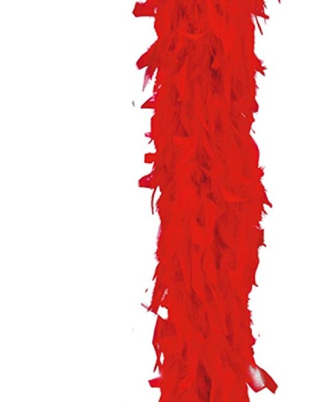 BOA PLUMA ROJA     1,80 MTS.(40 GRAMOS)