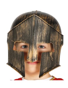 CASCO ESPARTANO ORO INFANTIL