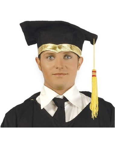 SOMBRERO BIRRETE GRADUADO ESTUDIANTE LUJ