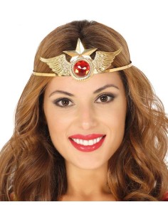 DIADEMA METAL MUJER MARAVILLA HEROINA