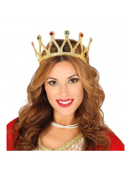 DIADEMA CORONA REINA ORO