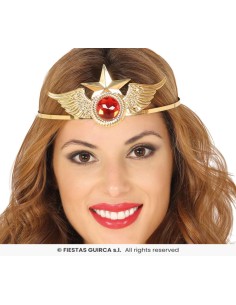 DIADEMA METAL MUJER MARAVILLA HEROINA 2