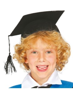 BIRRETE FIELTRO ESTUDIANTE INFANTIL (GRA