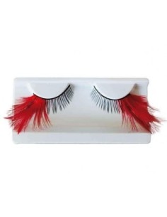 PESTAÑAS PLUMAS ROJAS 2