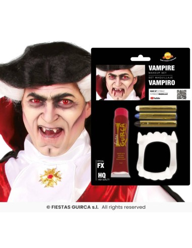 MAQUILLAJE VAMPIRO CON SANGRE 20ML