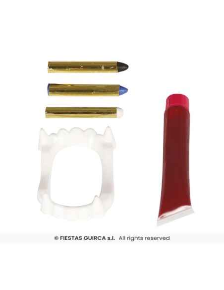 MAQUILLAJE VAMPIRO CON SANGRE 20ML