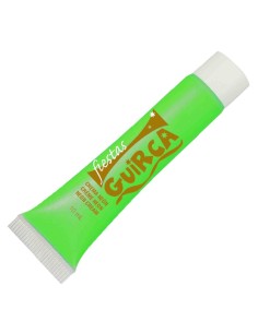 MAQUILLAJE EN TUBO DE CREMA VERDE NEON 1