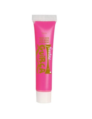 MAQUILLAJE EN TUBO DE CREMA ROSA NEON - 